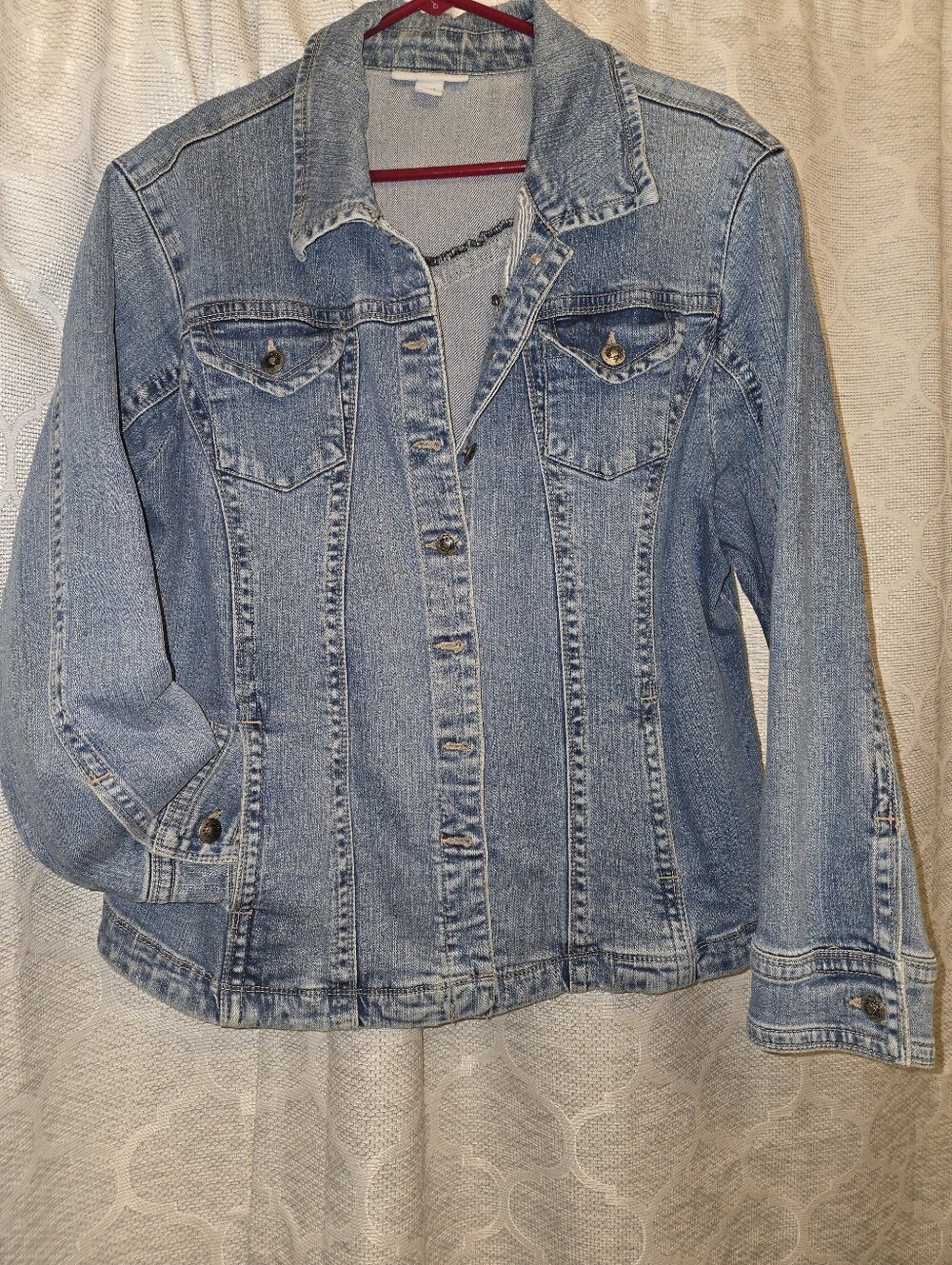 Dress Barn Light Blue Denim Jean Jacket